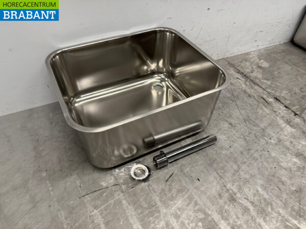 Edelstahl Combisteel Spüle 60 x 50 x 28 cm Horeca – Bild 3
