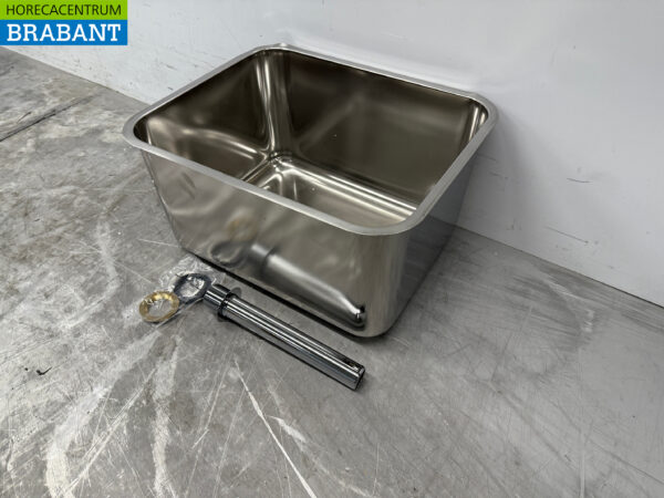 Combisteel-Spülbecken aus Edelstahl 50 x 40 x 28 cm Horeca – Bild 2