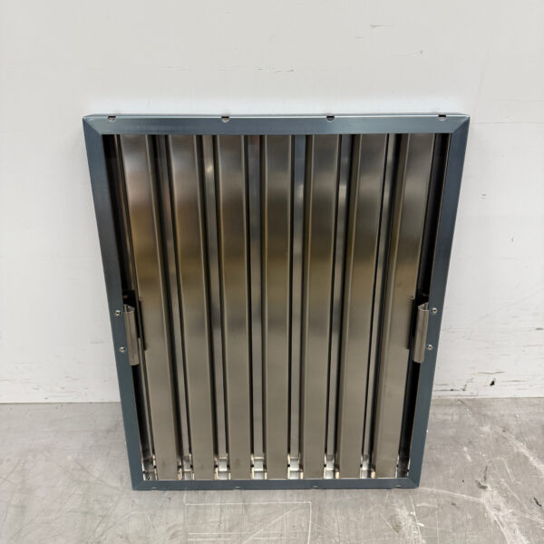 Edelstahl Gitter Lamellenfilter Lamellenfilter für Dunstabzugshaube 40 x 50 x 2,5 cm Catering Industrie