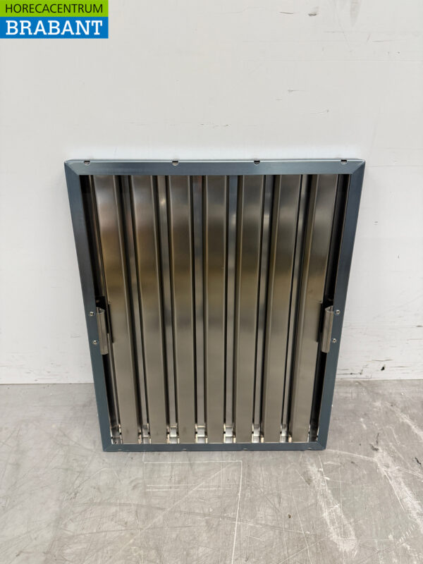 Edelstahl Gitter Lamellenfilter Lamellenfilter für Dunstabzugshaube 40 x 50 x 2,5 cm Catering Industrie