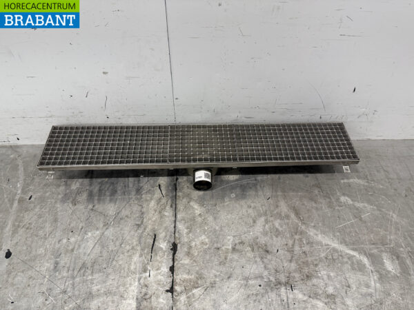 Combisteel Bodenablauf aus Edelstahl 114,4 x 20 x 14 cm Horeca