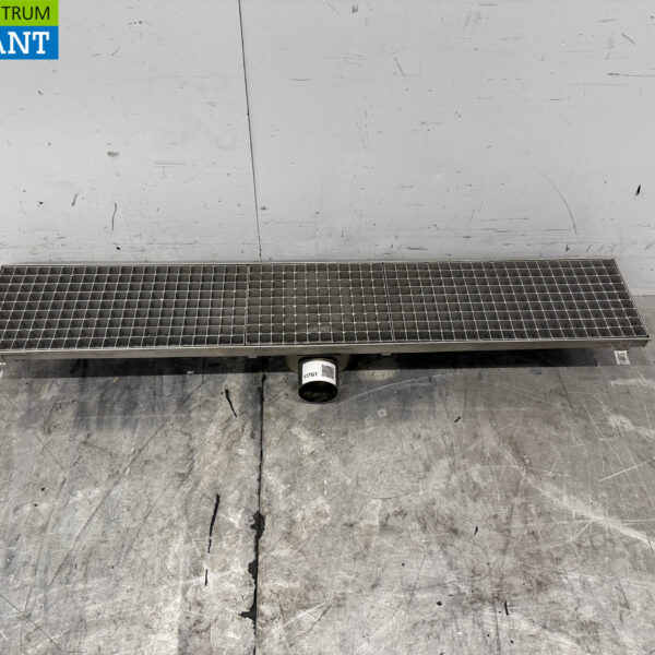 Combisteel Bodenablauf aus Edelstahl 114,4 x 20 x 14 cm Horeca