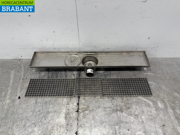 Combisteel Bodenablauf aus Edelstahl 114,4 x 20 x 14 cm Horeca – Bild 4