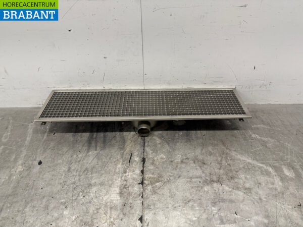 Combisteel Bodenablauf aus Edelstahl 118,1 x 30 x 14 cm Horeca