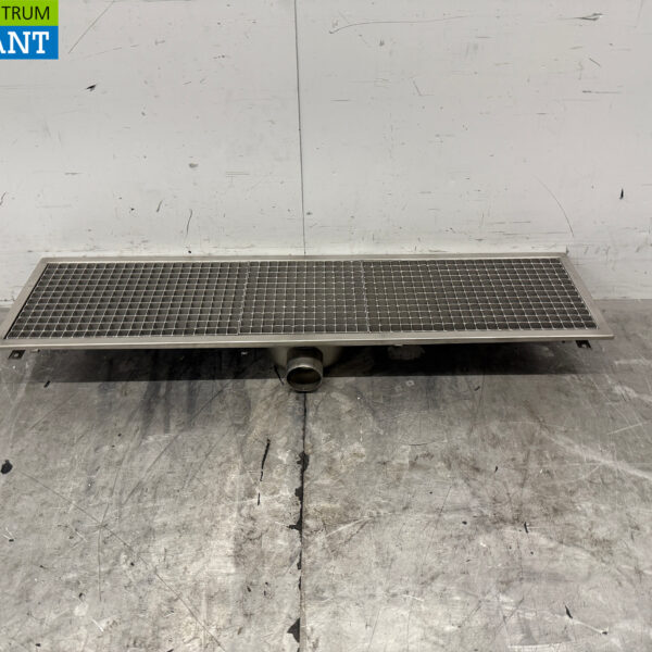 Combisteel Bodenablauf aus Edelstahl 118,1 x 30 x 14 cm Horeca