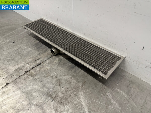 Combisteel Bodenablauf aus Edelstahl 118,1 x 30 x 14 cm Horeca – Bild 2