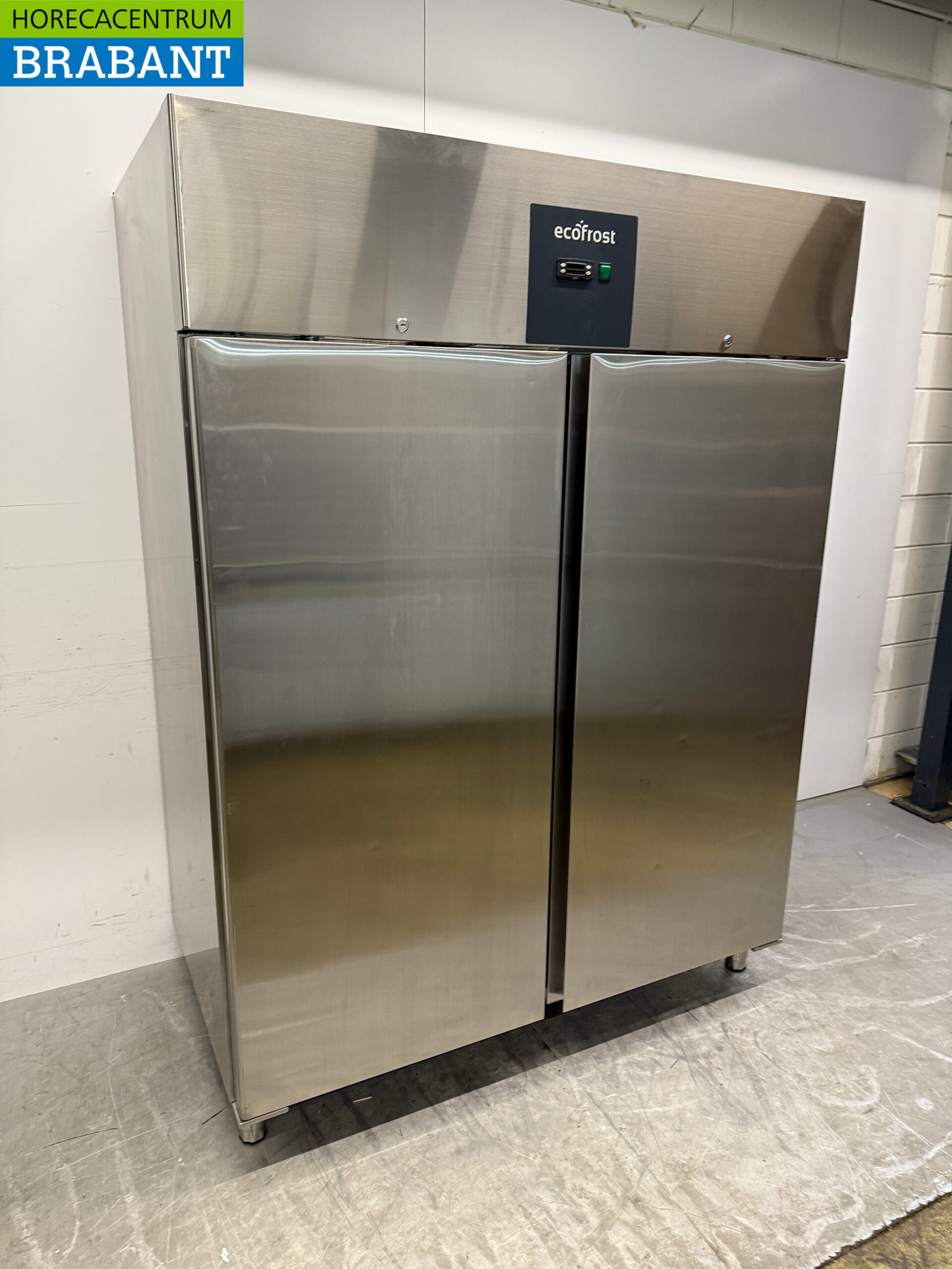 Edelstahl Ecofrost Doppeltüriger Kühlschrank Kühlung 1200 Liter 230V Horeca – Bild 3