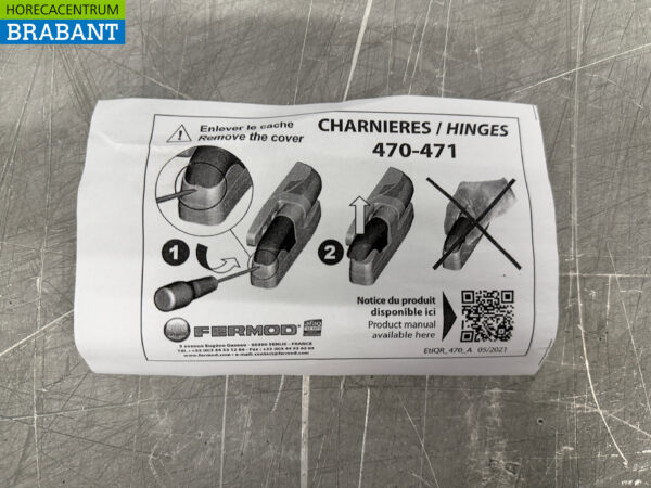 Fermod Scharniere Scharniere 470 - 471 Komposit Ständer 6 Sets Horeca – Bild 5