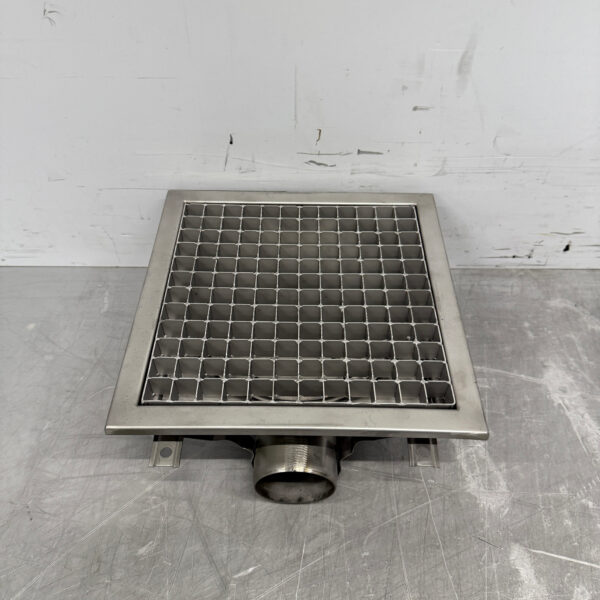 Combisteel Bodenablauf aus Edelstahl 30 x 30 x 14 cm Horeca