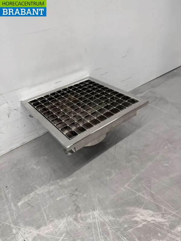 Combisteel Bodenablauf aus Edelstahl 30 x 30 x 17,5 cm Horeca – Bild 3