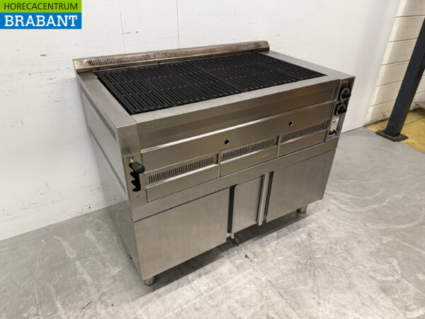 Edelstahl Il Bracere Lava Grill 114 cm GAS Catering – Bild 3