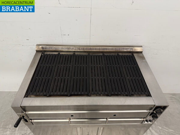 Edelstahl Il Bracere Lava Grill 114 cm GAS Catering – Bild 4