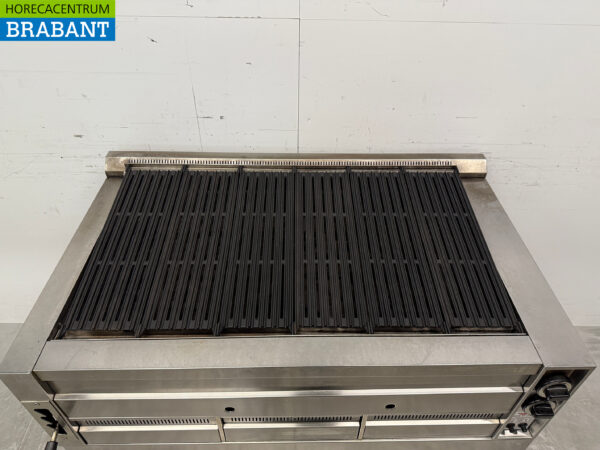 Edelstahl Il Bracere Lava Grill 114 cm GAS Catering – Bild 5