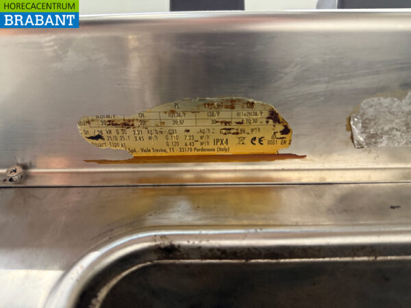 Zanussi 4-Flammen-Herd aus Edelstahl mit Backofen GAS Catering – Bild 6
