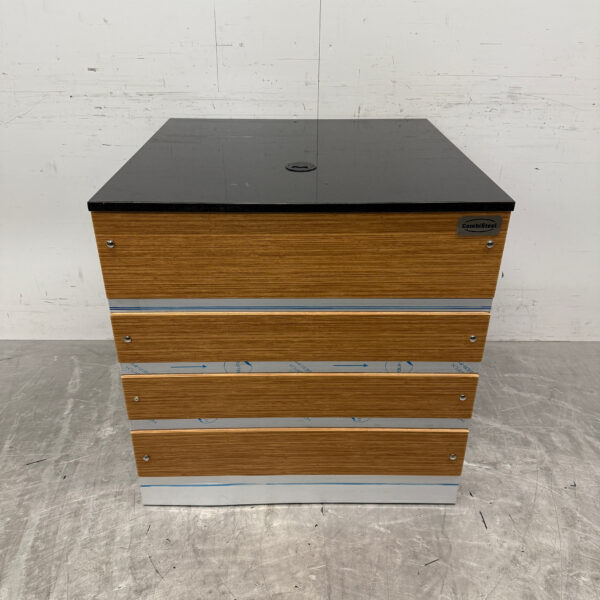 Combisteel Kassentisch aus Edelstahl 80 x 80 x 82 cm Catering