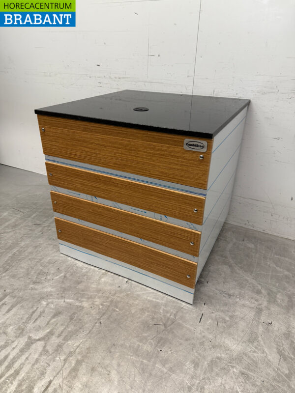 Combisteel Kassentisch aus Edelstahl 80 x 80 x 82 cm Catering – Bild 2