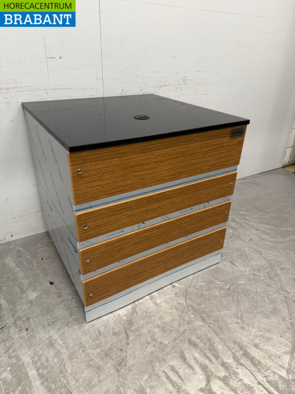 Combisteel Kassentisch aus Edelstahl 80 x 80 x 82 cm Catering – Bild 3