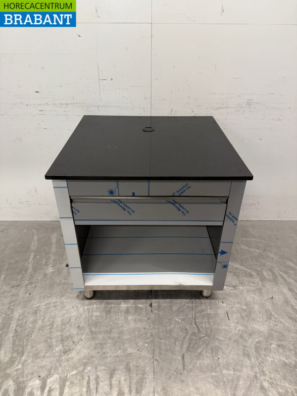 Combisteel Kassentisch aus Edelstahl 80 x 80 x 82 cm Catering – Bild 5