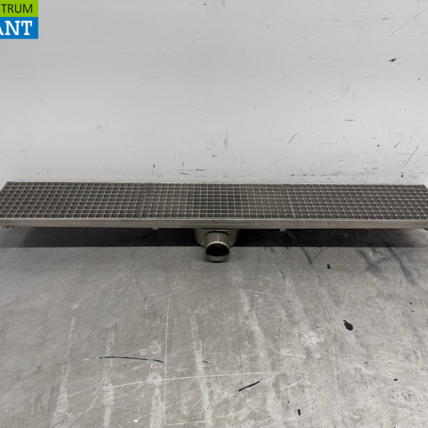 Combisteel Bodenablauf aus Edelstahl 133 x 20 x 14 cm Horeca