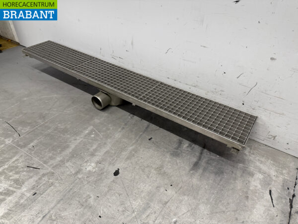 Combisteel Bodenablauf aus Edelstahl 133 x 20 x 14 cm Horeca – Bild 2