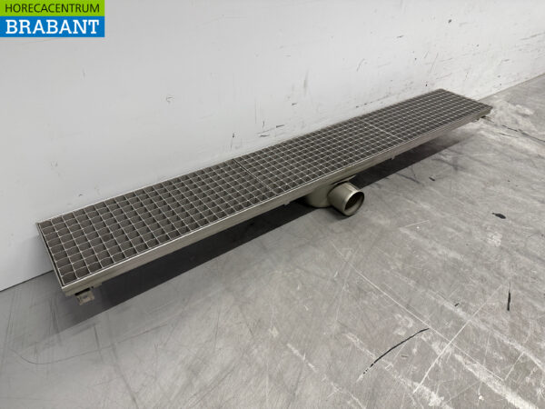 Combisteel Bodenablauf aus Edelstahl 133 x 20 x 14 cm Horeca – Bild 3