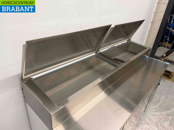 Edelstahl EcoFrost Saladette 3 Türen 179,5 cm 230V Horeca – Bild 5