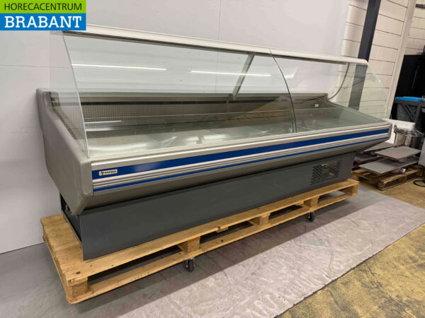 Mafirol Kühlvitrine Snack-Vitrine Kühlvitrine 290 cm 230V Cafeteria Pommes Zelt Catering – Bild 3