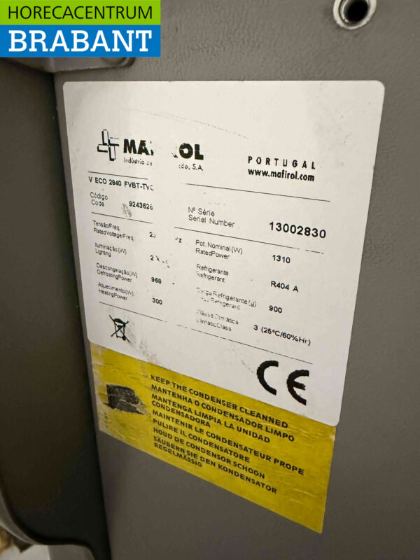 Mafirol Kühlvitrine Snack-Vitrine Kühlvitrine 290 cm 230V Cafeteria Pommes Zelt Catering – Bild 5