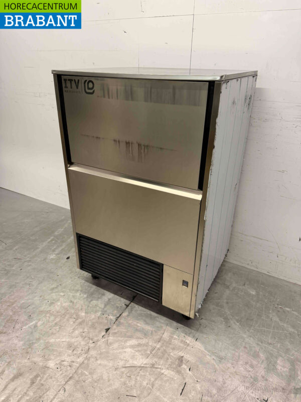 Edelstahl ITV Eiswürfelmaschine 75 kg pro Tag 37 kg Bunker 230V Horeca – Bild 2