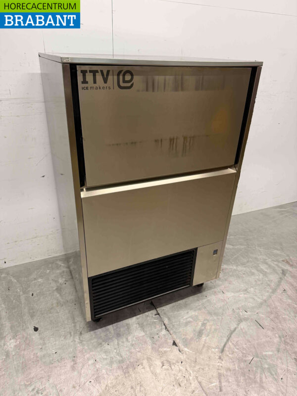 Edelstahl ITV Eiswürfelmaschine 75 kg pro Tag 37 kg Bunker 230V Horeca – Bild 3