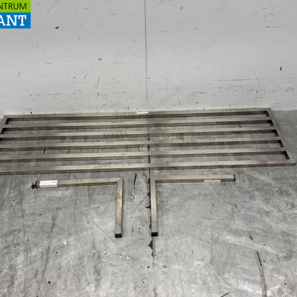 Edelstahl Pfannenständer Wandregal 150 x 40 cm Horeca