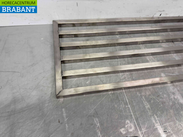 Edelstahl Pfannenständer Wandregal 150 x 40 cm Horeca – Bild 3