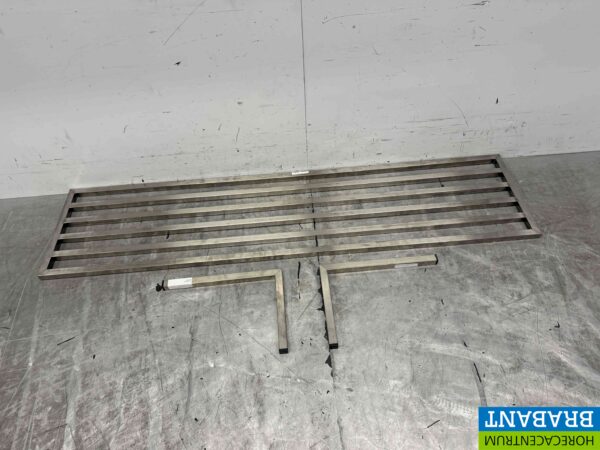 Edelstahl Pfannenständer Wandregal 170 x 40 cm Catering