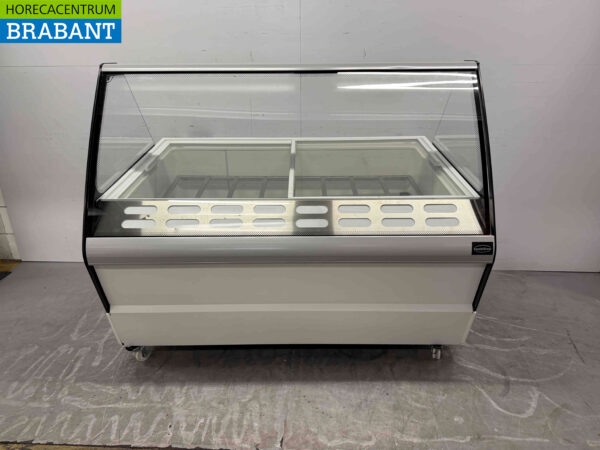 Mobile Combisteel Hawai-Eiskremvitrine mit 16 Behältern 230V Horeca