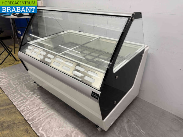 Mobile Combisteel Hawai-Eiskremvitrine mit 16 Behältern 230V Horeca – Bild 3