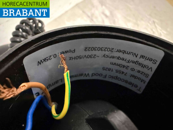 Combisteel Wärmelampe Wärmelampe 250 Watt 230V Horeca – Bild 3