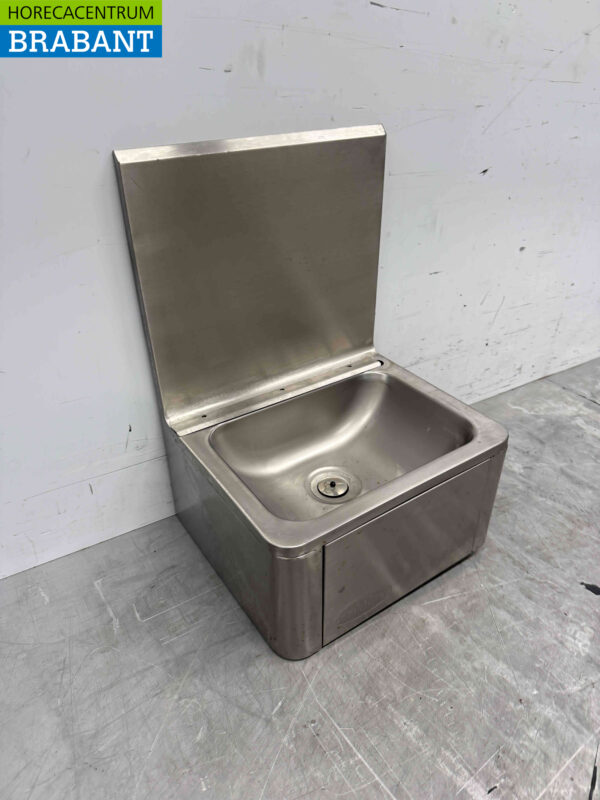 Combisteel-Spülbecken aus Edelstahl mit Kniehebel Horeca – Bild 2