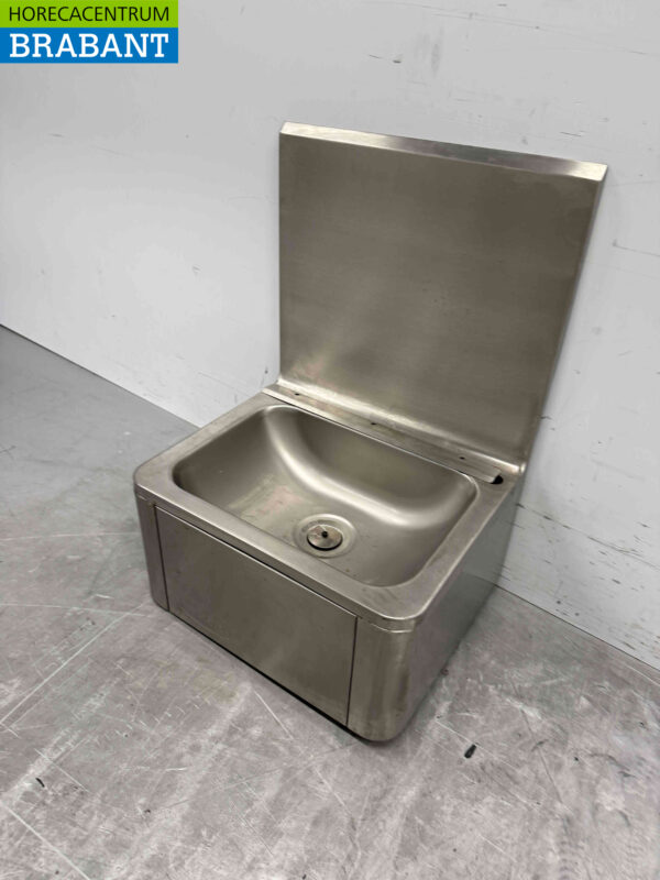 Combisteel-Spülbecken aus Edelstahl mit Kniehebel Horeca – Bild 3