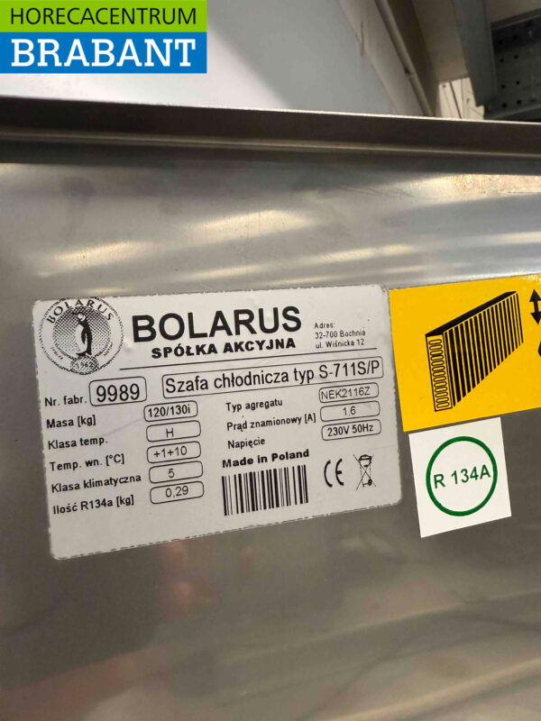 Edelstahl Bolarus Kühlung 600 Liter 230V Horeca – Bild 5