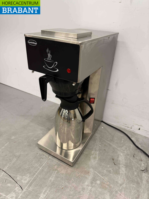 Combisteel Kaffeemaschine aus Edelstahl Kaffeemaschine mit Thermoskanne 230V Horeca – Bild 2