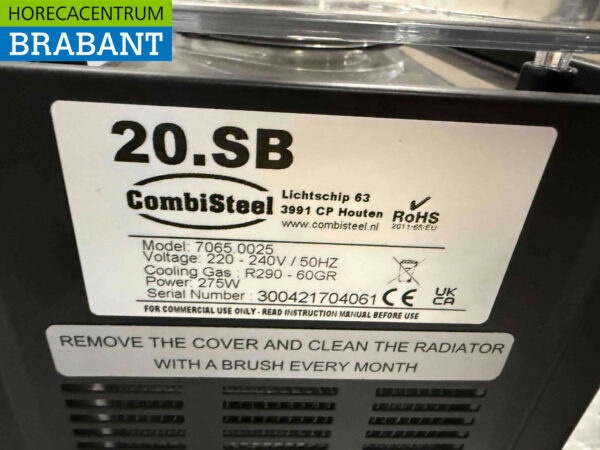 Combisteel Getränkespender Gekühlter Spender 20 Liter 230V Horeca – Bild 6