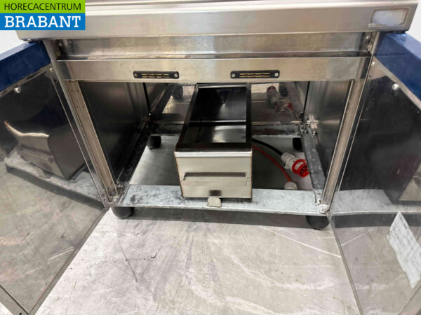 Edelstahl-Doppelfritteuse 2 x 12 Liter 400V Horeca – Bild 5