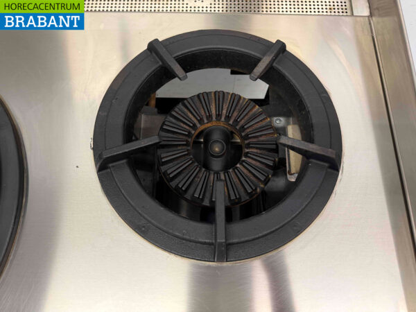 Edelstahl Wok Tisch Wok Herd 2 Brenner 36,7 kW 100 cm GAS Catering – Bild 6