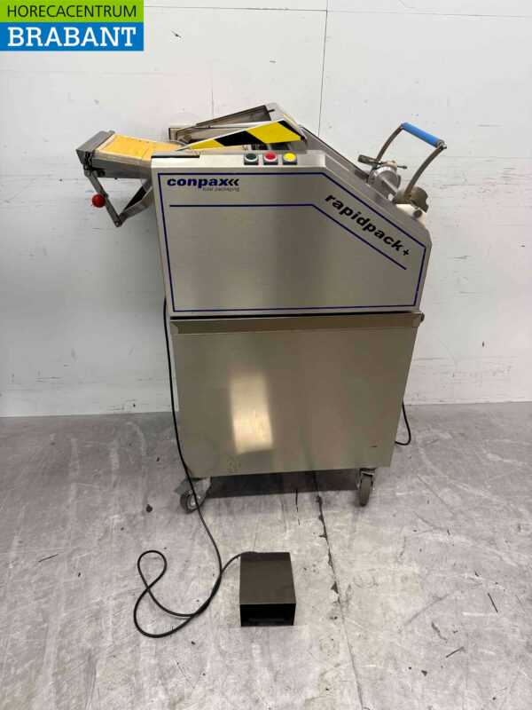 Edelstahl Conpax Rapidpack Fleischverpackungsmaschine Verpackungsmaschine 230V Metzgerei Catering – Bild 2
