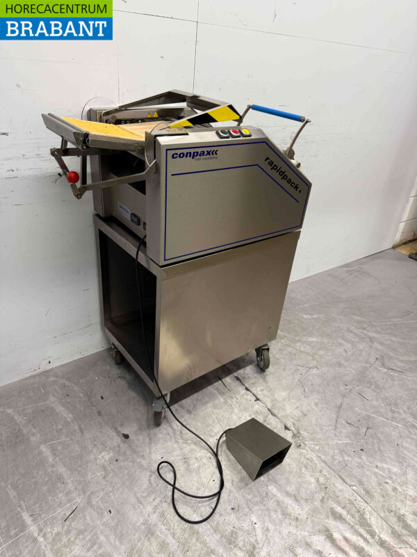Edelstahl Conpax Rapidpack Fleischverpackungsmaschine Verpackungsmaschine 230V Metzgerei Catering – Bild 3