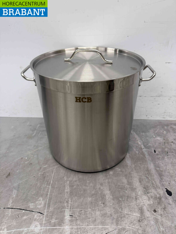 HCB Edelstahl Suppentopf Kochtopf Induktion 41 x 42 cm 50 Liter Horeca