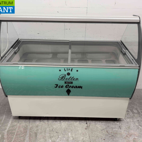 Mobile Combisteel Curacao Scoop Eiscremevitrine 10 Fächer 230V Catering