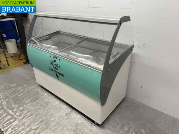 Mobile Combisteel Curacao Scoop Eiscremevitrine 10 Fächer 230V Catering – Bild 3