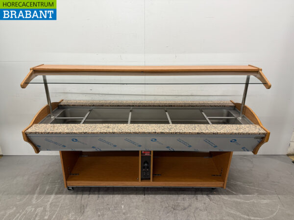 Combisteel Mobile Heißpuffer Bain Marie 6 x 1/1 GN 230V Horeca