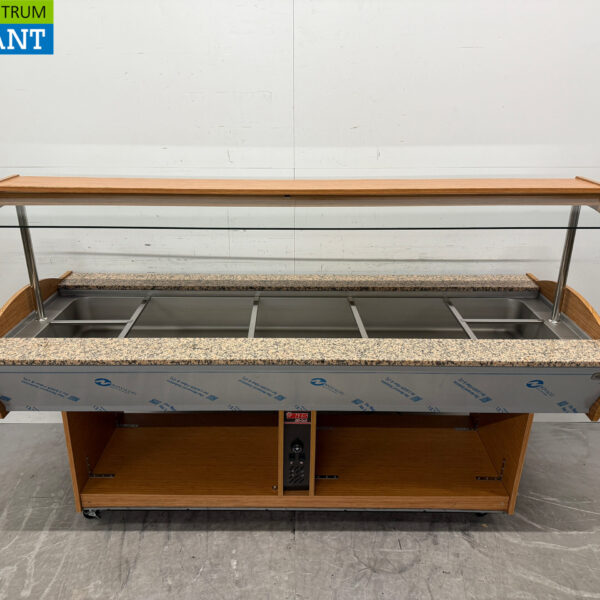 Combisteel Mobile Heißpuffer Bain Marie 6 x 1/1 GN 230V Horeca